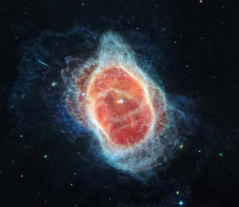Southern Ring Nebula (Webb MIRI)