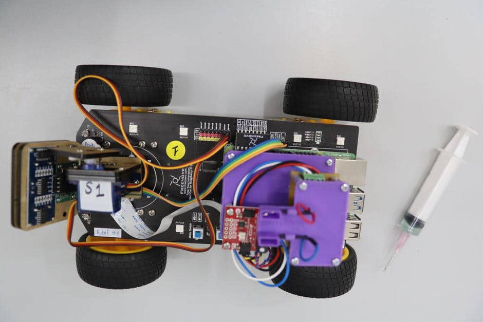 An aerial view of the team's robot. Tel Aviv University An aerial view of the team's robot. Tel Aviv University